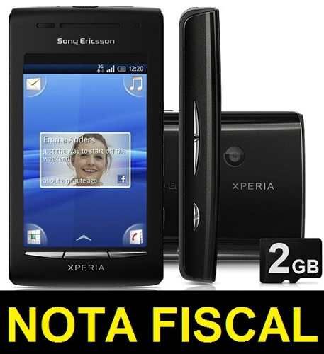 Sony Ericsson Xperia E15a X8 Preto Novo – Desbloqueado, Câme